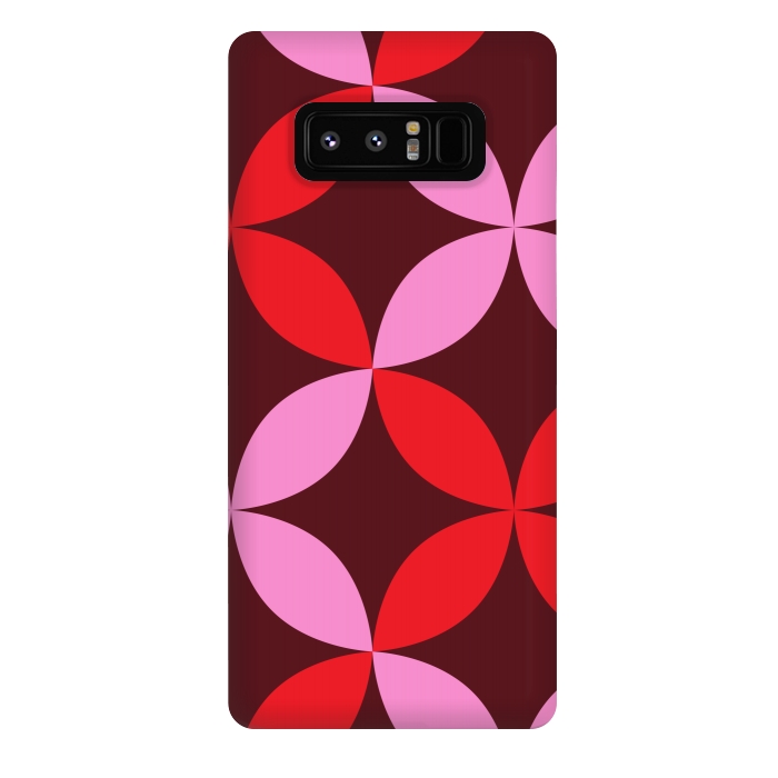 Galaxy Note 8 StrongFit red pink floral  by Winston