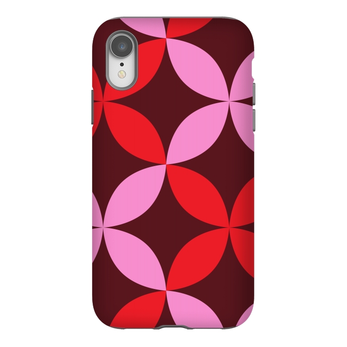 iPhone Xr StrongFit red pink floral  by Winston