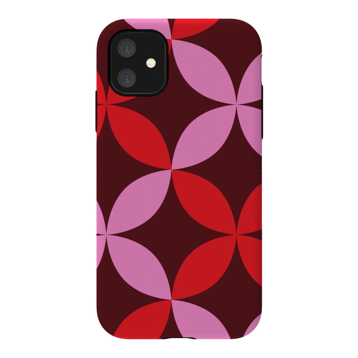 iPhone 11 StrongFit red pink floral  by Winston