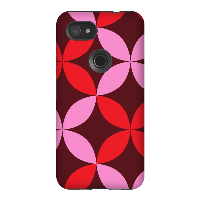 Pixel 3AXL StrongFit red pink floral  by Winston