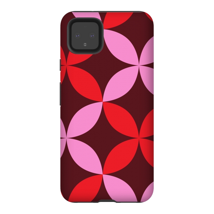 Pixel 4XL StrongFit red pink floral  by Winston