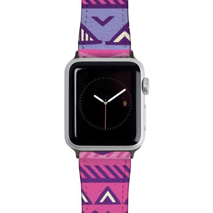 Watch 42mm / 44mm Strap PU leather Aztec by Winston