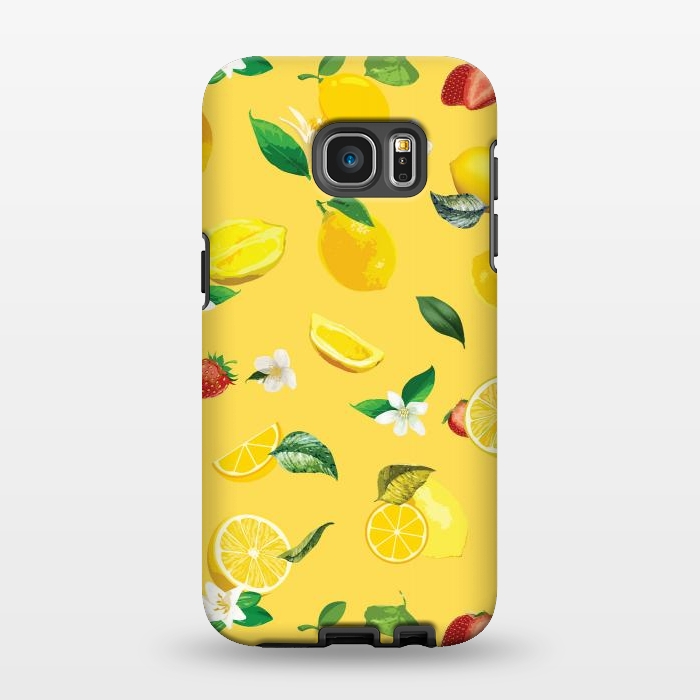 Galaxy S7 EDGE StrongFit Lemon & Strawberry 2 by Bledi