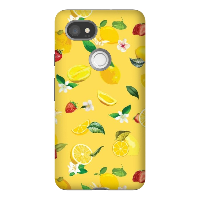 Pixel 2XL StrongFit Lemon & Strawberry 2 by Bledi