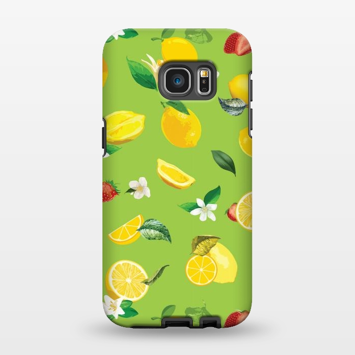 Galaxy S7 EDGE StrongFit Lemon & Strawberry 3 by Bledi
