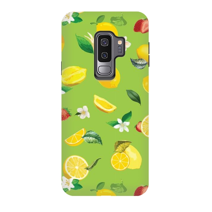 Galaxy S9 plus StrongFit Lemon & Strawberry 3 by Bledi