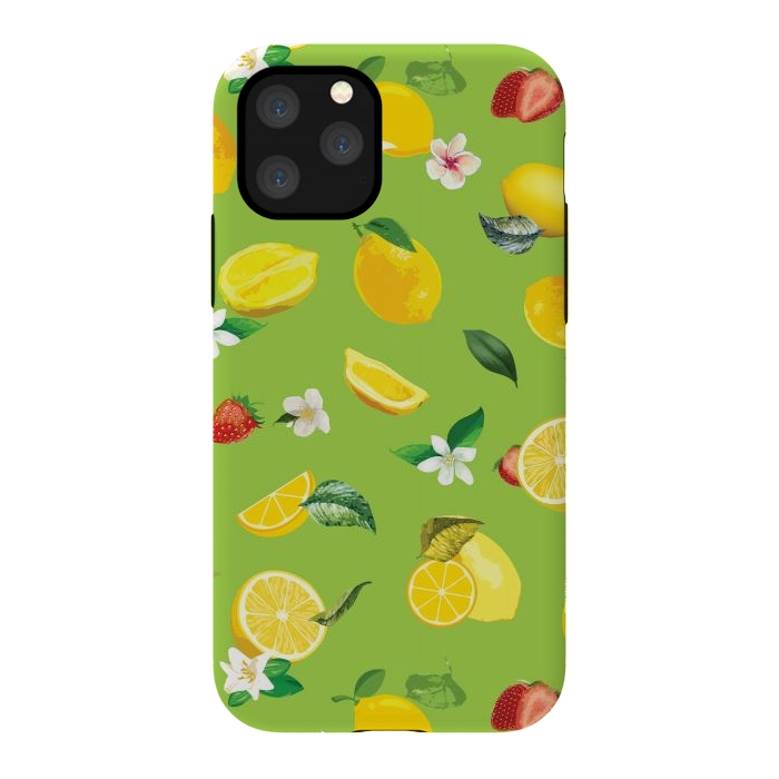iPhone 11 Pro StrongFit Lemon & Strawberry 3 by Bledi