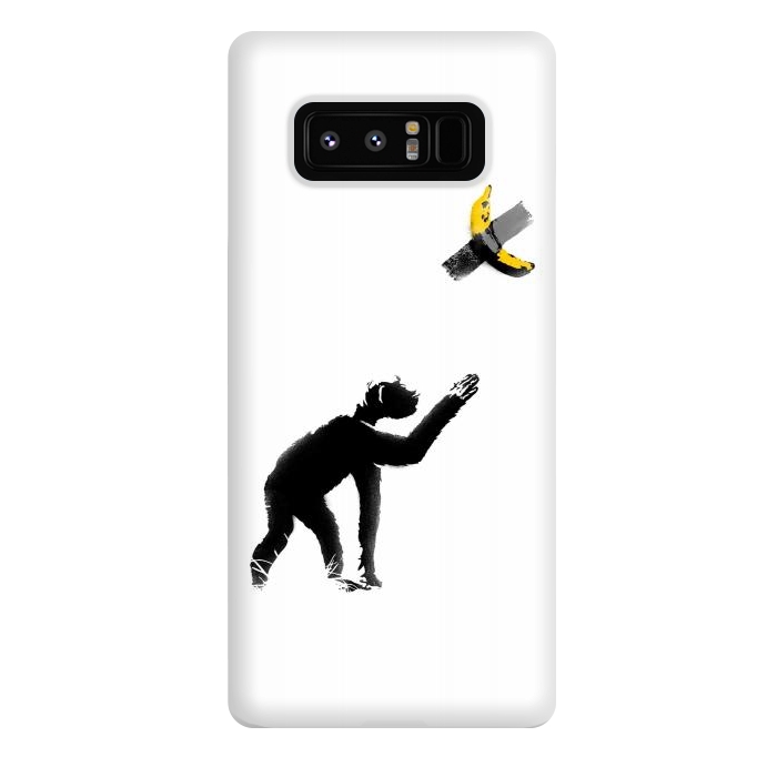 Galaxy Note 8 StrongFit Chimpanzee and Banana Taped by Afif Quilimo