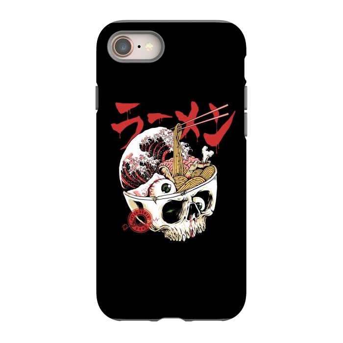 iPhone 8 StrongFit Scary Ramen by Afif Quilimo
