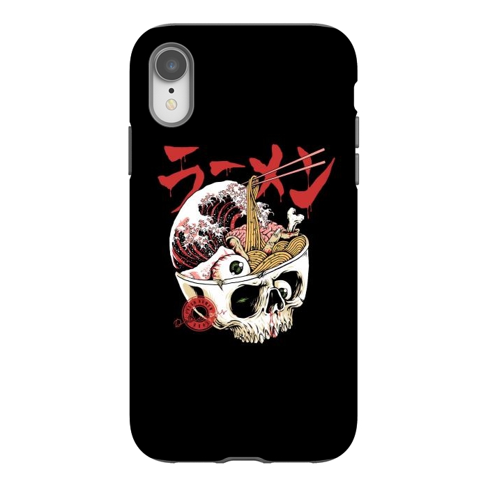 iPhone Xr StrongFit Scary Ramen by Afif Quilimo