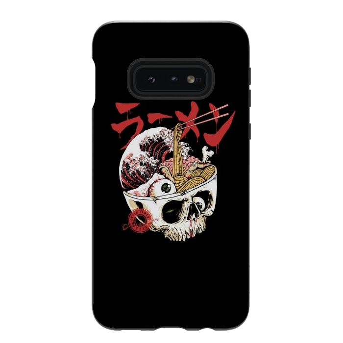 Galaxy S10e StrongFit Scary Ramen by Afif Quilimo