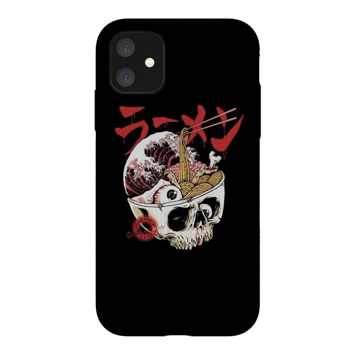 iPhone 11 StrongFit Scary Ramen by Afif Quilimo