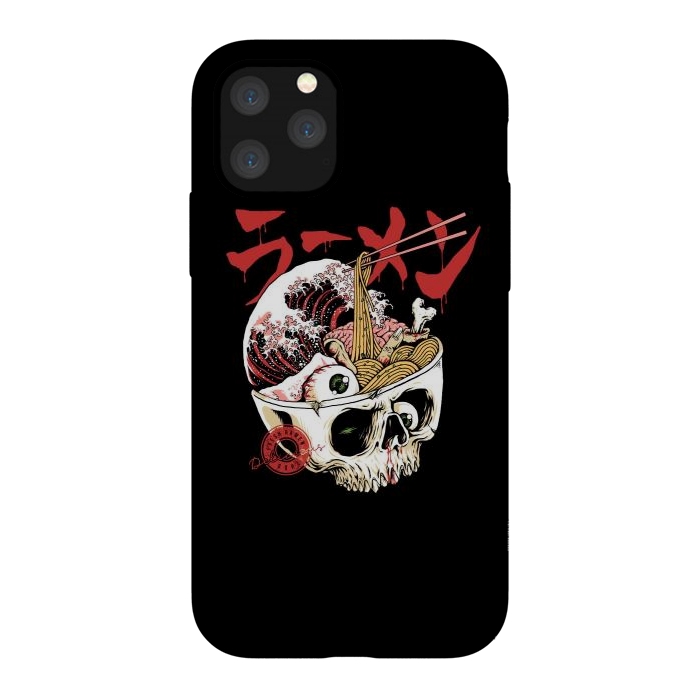 iPhone 11 Pro StrongFit Scary Ramen by Afif Quilimo