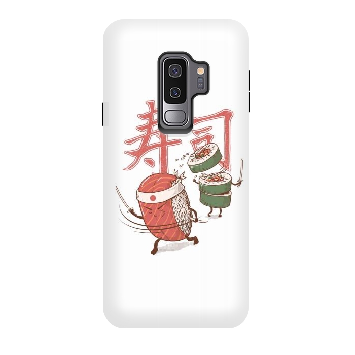 Galaxy S9 plus StrongFit Sushi Warrior by Afif Quilimo