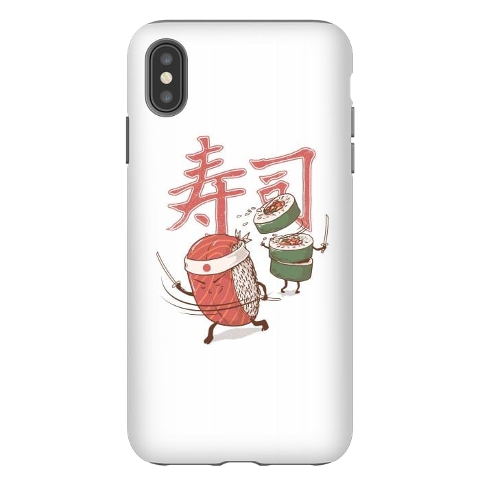 iPhone Xs Max StrongFit Sushi Warrior by Afif Quilimo