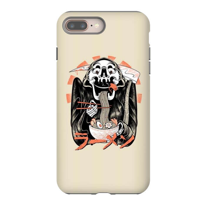 iPhone 7 plus StrongFit Grim Reaper Love Ramen by Afif Quilimo