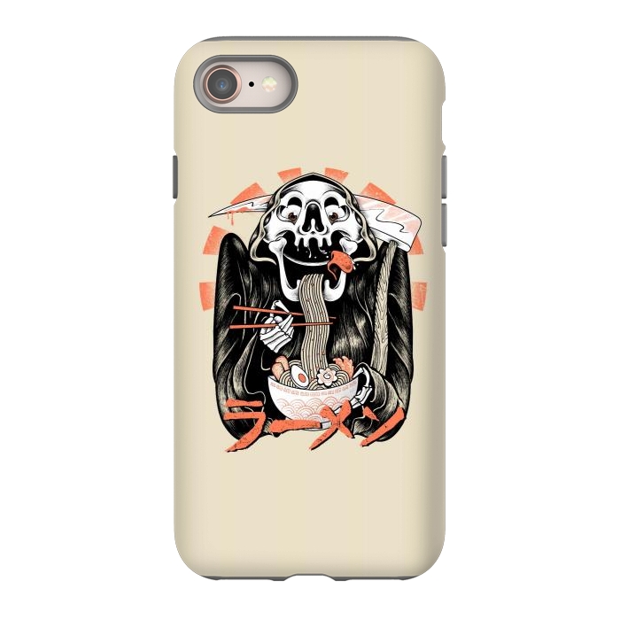 iPhone 8 StrongFit Grim Reaper Love Ramen by Afif Quilimo