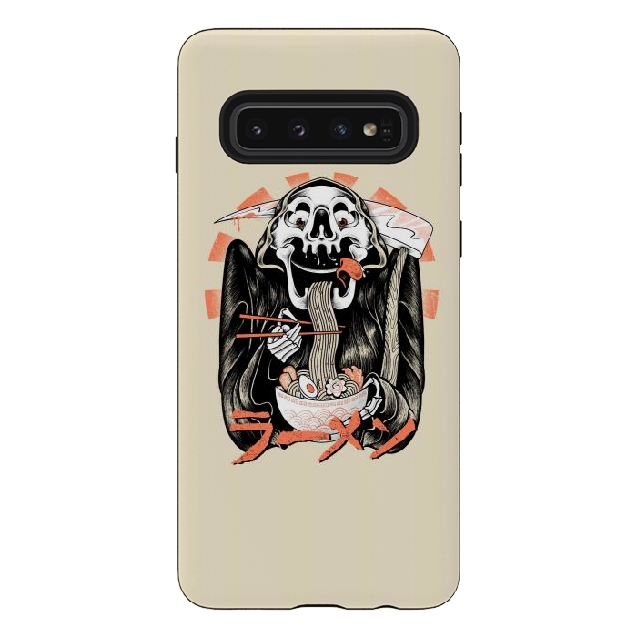 Galaxy S10 StrongFit Grim Reaper Love Ramen by Afif Quilimo