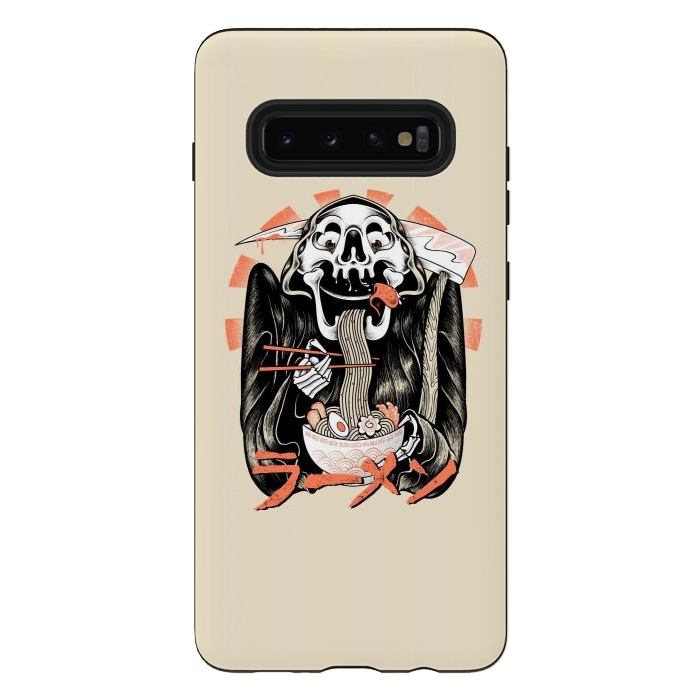 Galaxy S10 plus StrongFit Grim Reaper Love Ramen by Afif Quilimo
