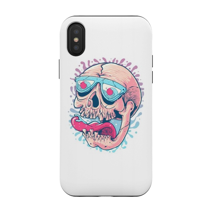 iPhone Xs / X StrongFit Skull Holiday 3 by Afif Quilimo