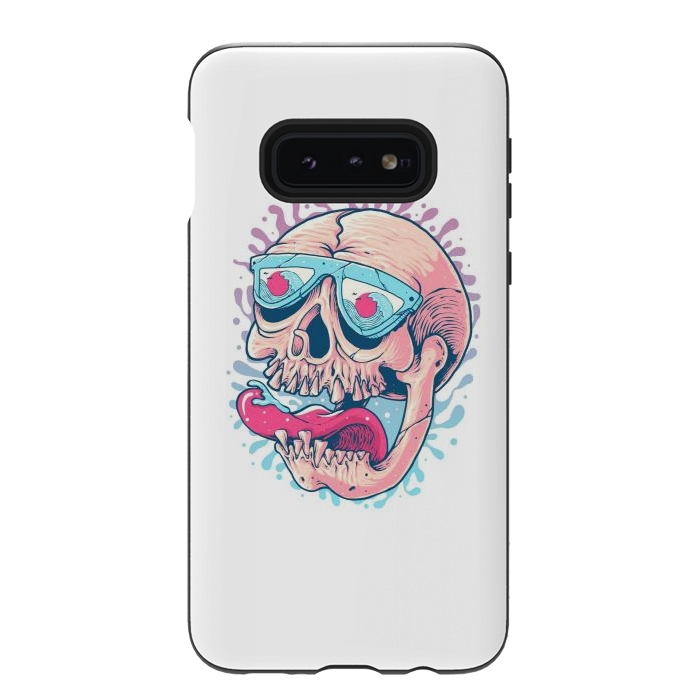 Galaxy S10e StrongFit Skull Holiday 3 by Afif Quilimo