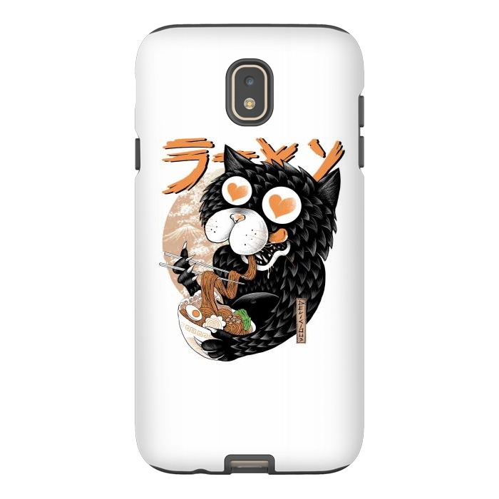 Galaxy J7 StrongFit Cat Love Ramen by Afif Quilimo