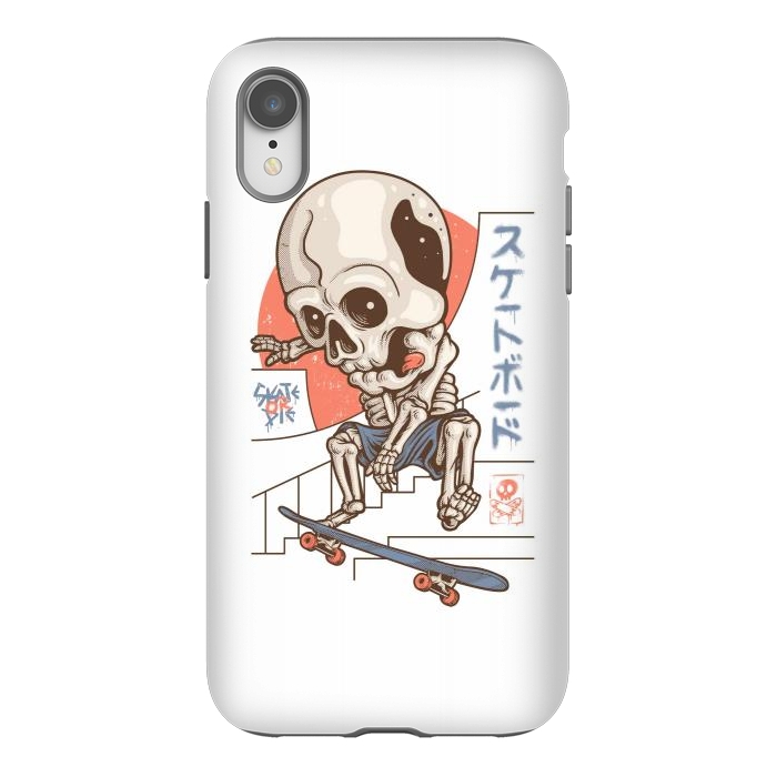 iPhone Xr StrongFit Skullboarding 1 by Afif Quilimo