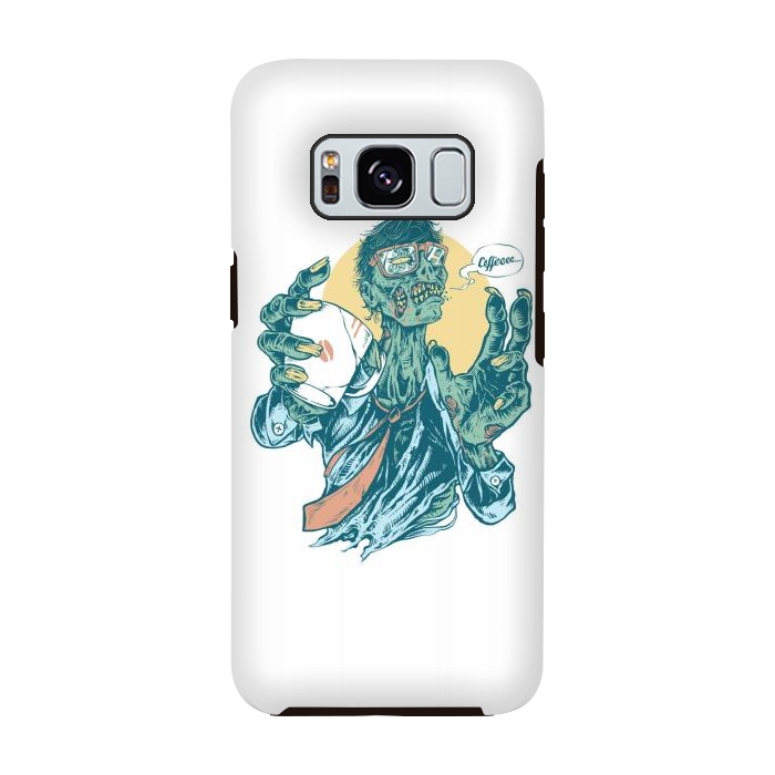 Galaxy S8 StrongFit No Coffee Me Zombie by Afif Quilimo