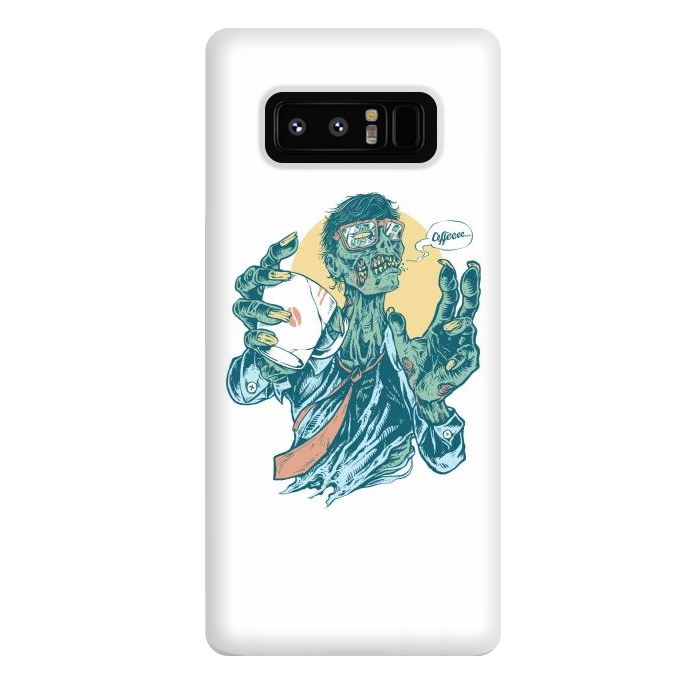 Galaxy Note 8 StrongFit No Coffee Me Zombie by Afif Quilimo