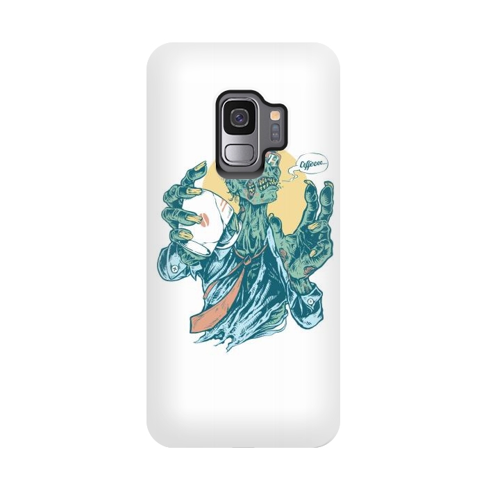 Galaxy S9 StrongFit No Coffee Me Zombie by Afif Quilimo