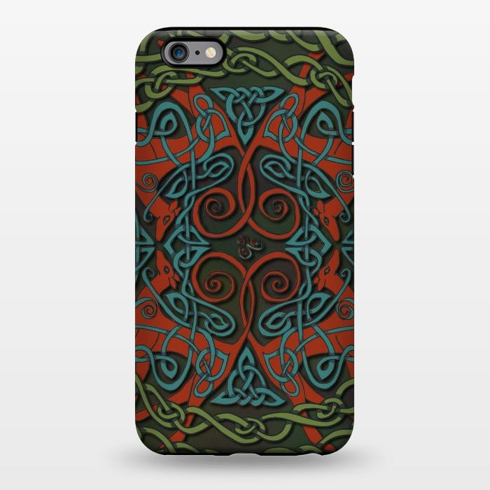 iPhone 6/6s plus StrongFit Art Nouveau Greyhounds by Lotti Brown