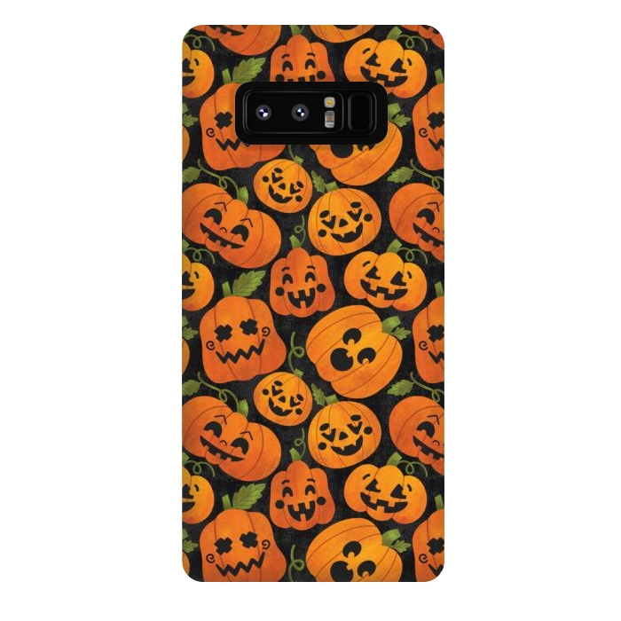 Galaxy Note 8 StrongFit Funny Jack-O-Lanterns by Noonday Design