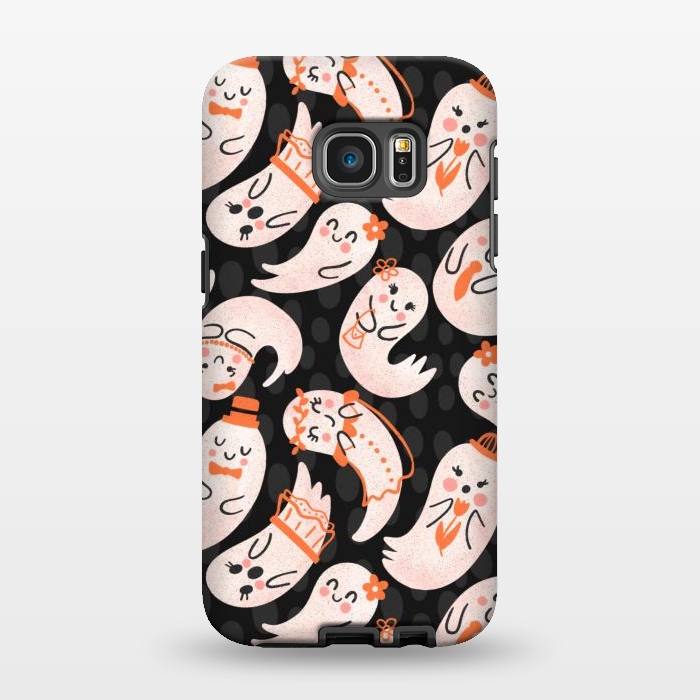 Galaxy S7 EDGE StrongFit Cute Ghost Friends by Noonday Design