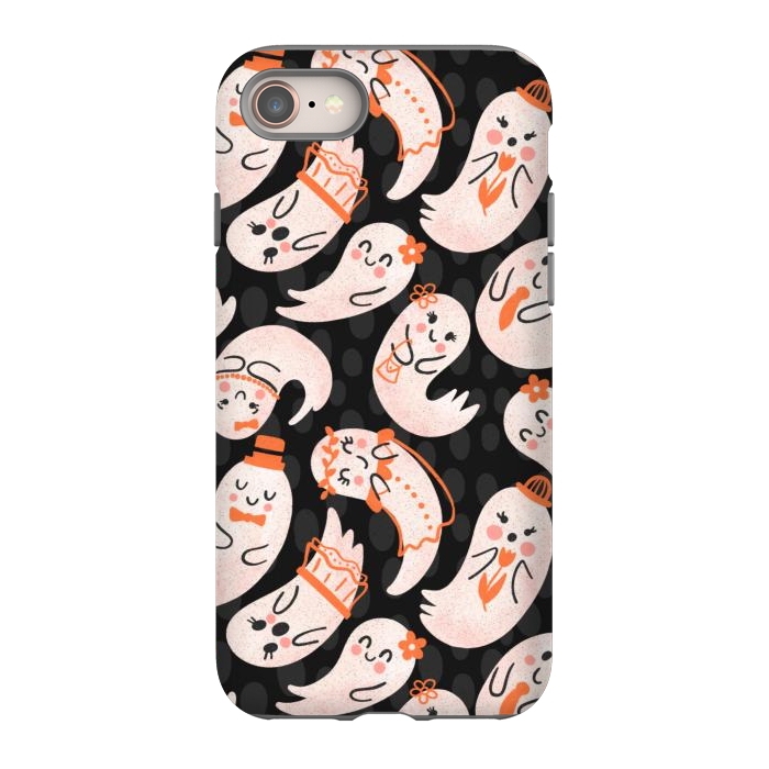 iPhone SE StrongFit Cute Ghost Friends by Noonday Design