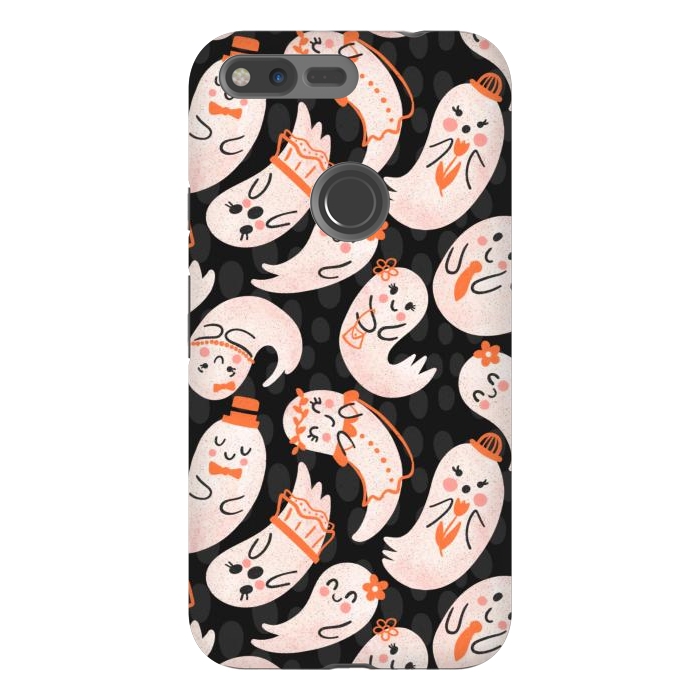 Pixel XL StrongFit Cute Ghost Friends by Noonday Design