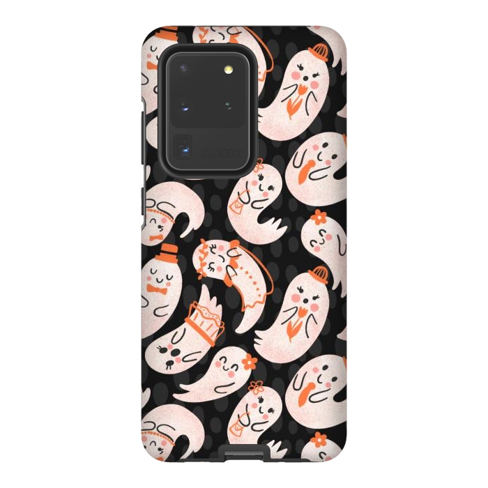Galaxy S20 Ultra StrongFit Cute Ghost Friends by Noonday Design