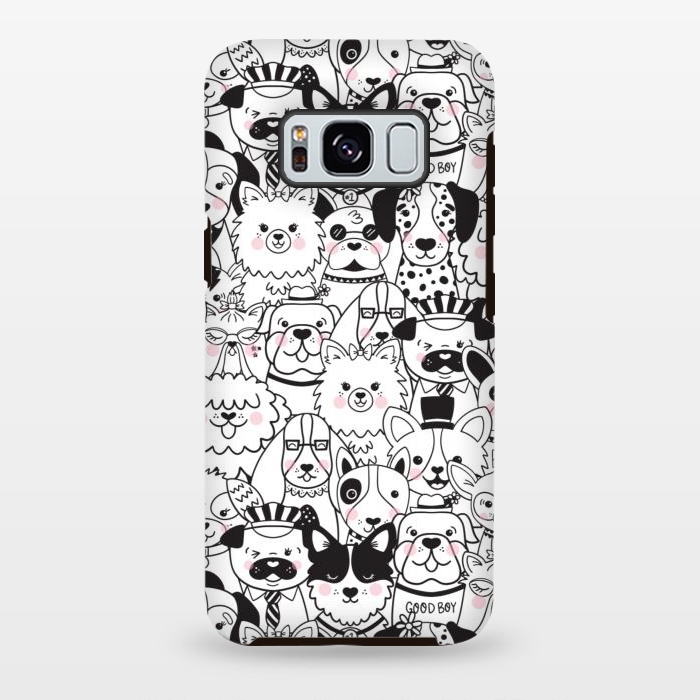 Galaxy S8 plus StrongFit Puppy Party by Noonday Design