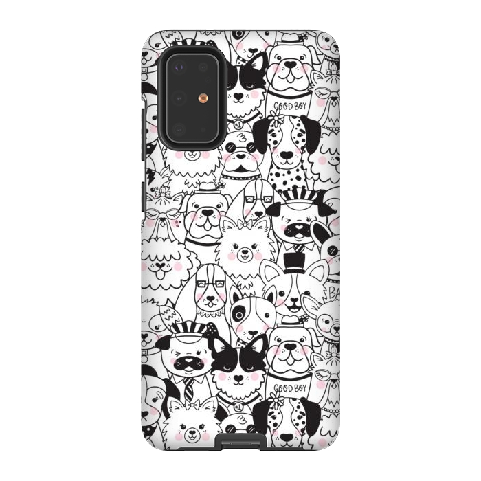 Galaxy S20 Plus StrongFit Puppy Party by Noonday Design