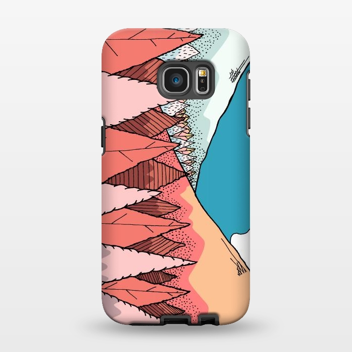 Galaxy S7 EDGE StrongFit Autumnal mountain view  by Steve Wade (Swade)