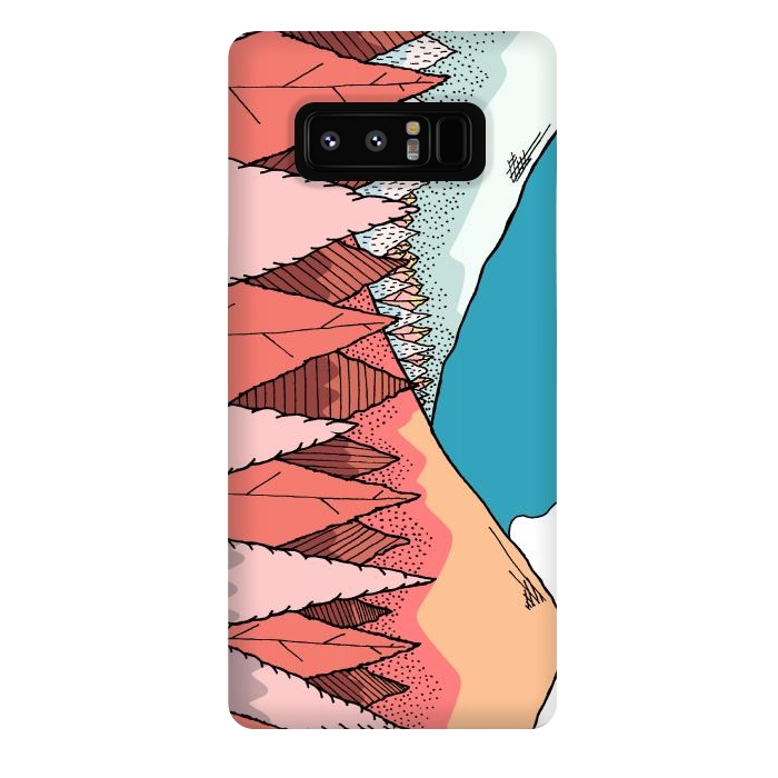 Galaxy Note 8 StrongFit Autumnal mountain view  by Steve Wade (Swade)