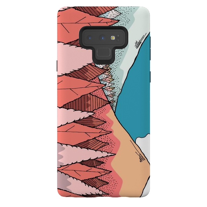 Galaxy Note 9 StrongFit Autumnal mountain view  by Steve Wade (Swade)