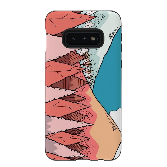 Galaxy S10e StrongFit Autumnal mountain view  by Steve Wade (Swade)