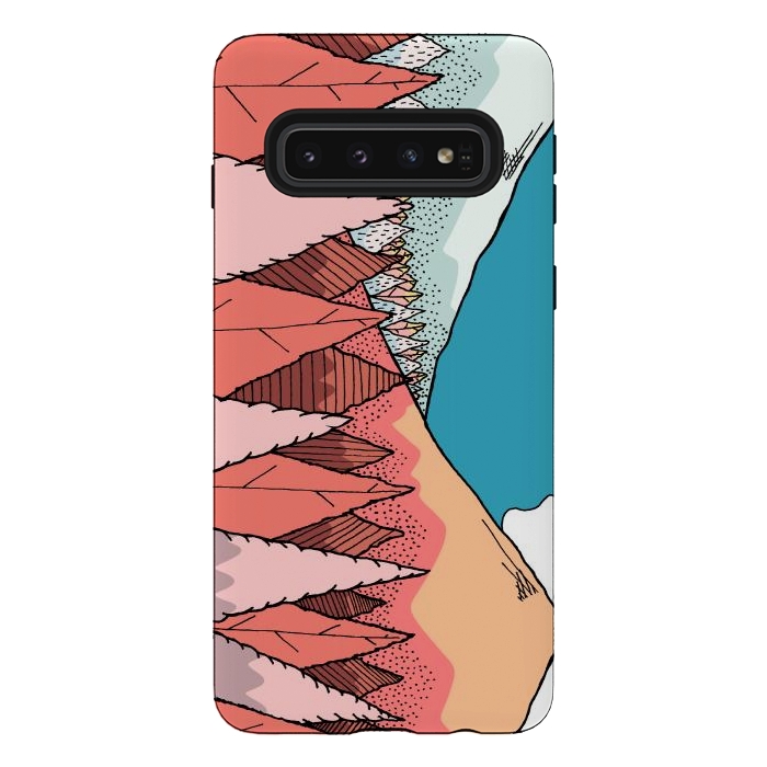 Galaxy S10 StrongFit Autumnal mountain view  by Steve Wade (Swade)