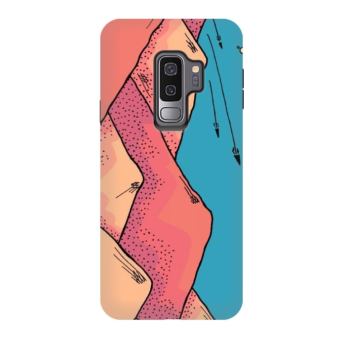 Galaxy S9 plus StrongFit The pink and orange hills of Mars by Steve Wade (Swade)