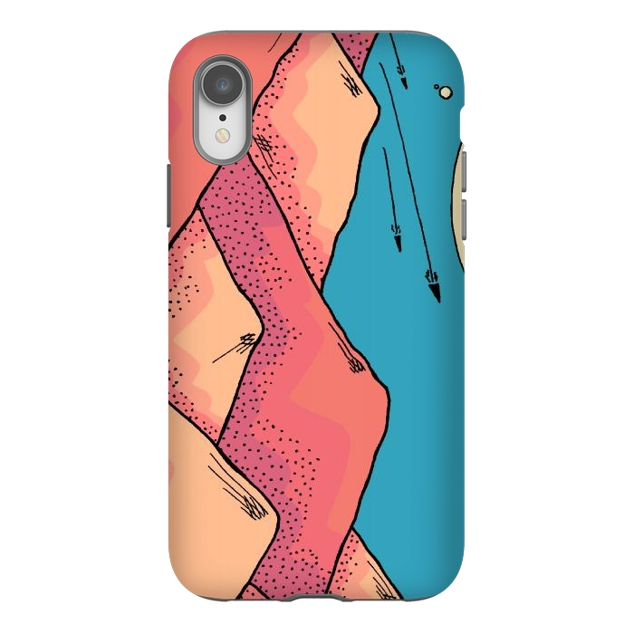 iPhone Xr StrongFit The pink and orange hills of Mars by Steve Wade (Swade)