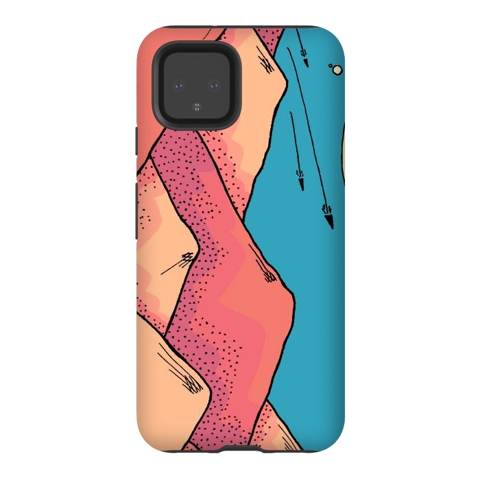 Pixel 4 StrongFit The pink and orange hills of Mars by Steve Wade (Swade)