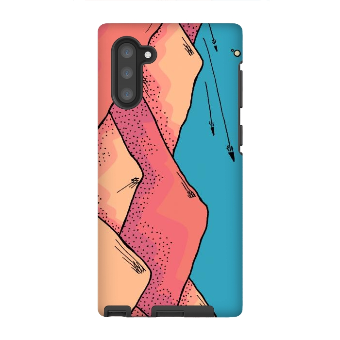 Galaxy Note 10 StrongFit The pink and orange hills of Mars by Steve Wade (Swade)