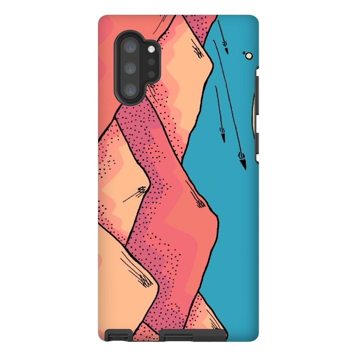 Galaxy Note 10 plus StrongFit The pink and orange hills of Mars by Steve Wade (Swade)
