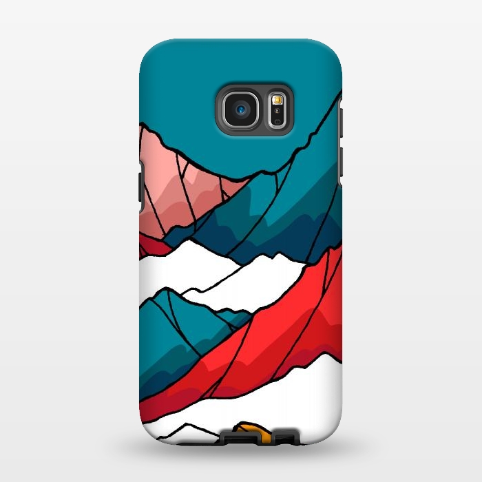 Galaxy S7 EDGE StrongFit The coloured mountains by Steve Wade (Swade)