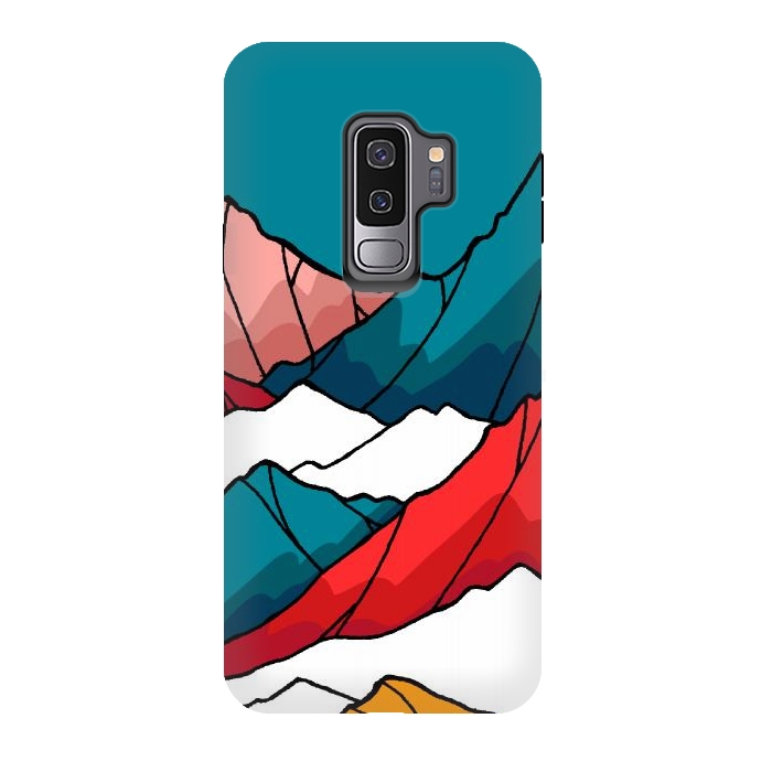 Galaxy S9 plus StrongFit The coloured mountains by Steve Wade (Swade)